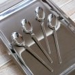 画像1: LUCKYWOOD　ラッキーウッド　18-12ステンレス　ティースプーン　4本セット　未使用品