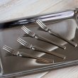 画像2: Todai　18-8ステンレス　シャイン　フルーツフォーク　4本セット　未使用品（テ6206）