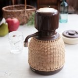 画像: タイガー魔法瓶　籐タップポット　PNK-A100　ブラウン　1.01L　未使用品　取扱説明書付き（ニ6212）