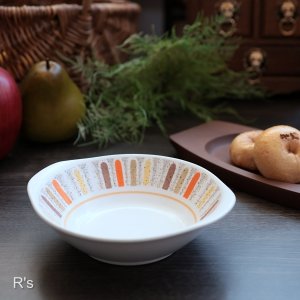 画像: ノリタケ　PROGRESSION　マルディグラ9019　スープボウル　15ｃｍボウル　ユーズド品（1A 6223）