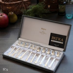 画像: マーシャン　18-12ステンレス　PATRA　コーヒーヒメ10pcs.セット　未使用品　ケース付き（1A 3208）