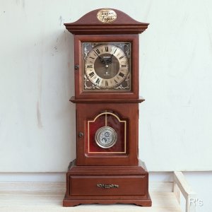 画像: AICHI　TOKEI　愛知時計　クオーツクロック　時報打・飾りふり子付き　置き時計　ユーズド品
