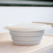 画像2: タッパーウェア　ゴーフレックス　折りたたみ式保存容器　ホワイト　未使用品(7A 6234)