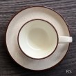 画像2: ノリタケ　FOLKSTONE　GENUINE　ストーンウェア　エスプレッソカップ＆ソーサー　砂目　シール付き　未使用品（7A　6231）