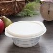 画像1: タッパーウェア　ゴーフレックス　折りたたみ式保存容器　ホワイト　未使用品(7A 6234)