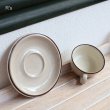 画像5: ノリタケ　FOLKSTONE　GENUINE　ストーンウェア　ティーカップ＆ソーサー　砂目　未使用品 (7A 6232)