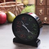 画像: CITIZEN　シチズン　レトロ　スタンド付き温湿度計　TM-97-3　黒　未使用品(7A 6235)