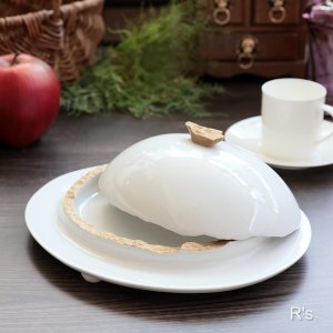 画像: 長江重和作　蓋付き盛り皿　展示品（箱1 6237）