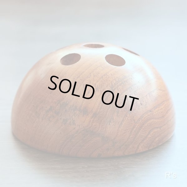 画像3: 飛騨高山　慶長堂　木工品　木製ペン立て　6穴　ユーズド品（店6244）