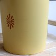 画像4: タッパーウェア　デコレーター　丸型保存容器　4,000ｍｌ　柄付き　イエロー　ユーズド品 (TP6247)