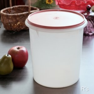 画像: タッパーウェア　クラシック　ジャイアント　丸型保存容器　8,800ｍｌ　ユーズド品 