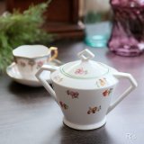 画像: ノリタケ　RC　シュガーポット　花柄　ユーズド品（H6275）