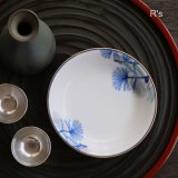 画像: 日本陶器　オールドノリタケ　13ｃｍ　銘々皿　松　アンティーク品