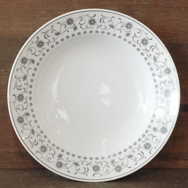 画像1: ノリタケ　シルバークイーン　カレー・シチュー皿　23ｃｍ深皿　未使用品（ワ6 め5 814）