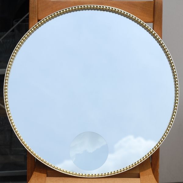 レトロ ウォールミラー ピップエレキバン 発売15周年記念 壁掛け丸鏡 