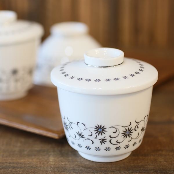 画像1: ノリタケ　シルバークイーン　茶碗蒸し器　キャニスター　未使用品（し1667）