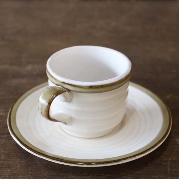 画像2: Sango　三郷陶器　KOYO　ストーンウェア　コーヒーカップ＆ソーサー　未使用品（あ5T5　2037）