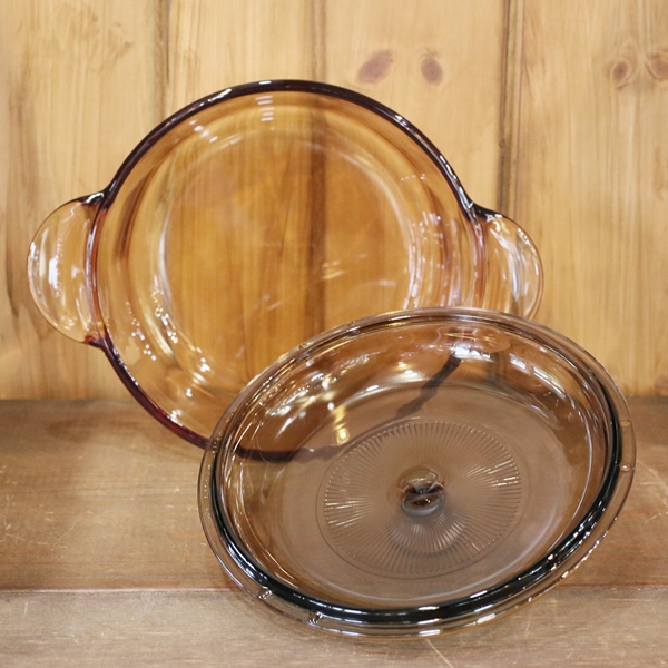 画像3: U.S.A.パイレックス　ガラス両手鍋　18ｃｍ　未使用品（A2208）