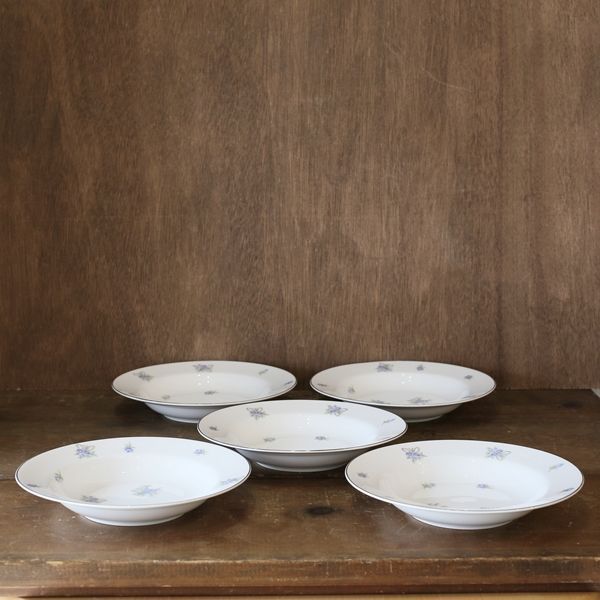 ヴィンテージ Sango 三郷陶器 カレー・シチュー皿 5枚セット 未使用品 