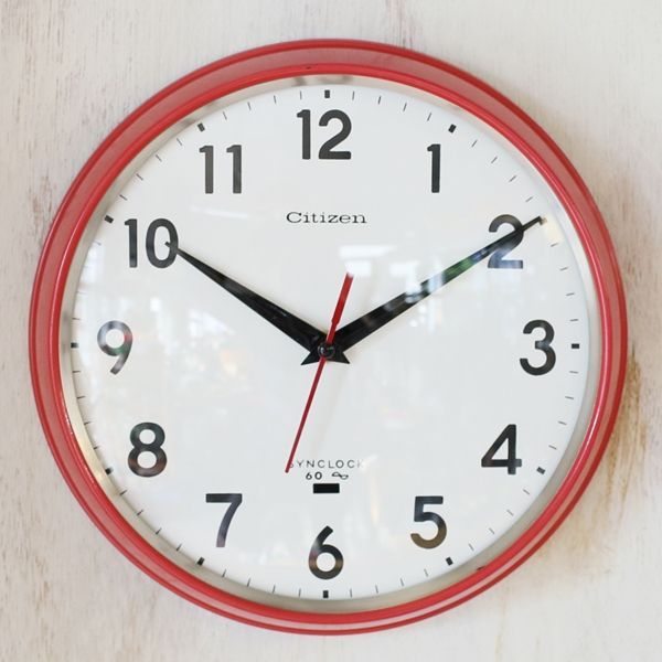 昭和レトロ ビンテージ CITIZEN CLOCK シチズン ウォールクロック 壁掛け時計