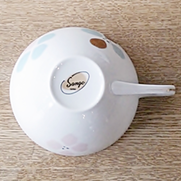 画像3: Sango　三郷陶器　レトロ　ティーカップ＆ソーサー　花柄　未使用品（B25）