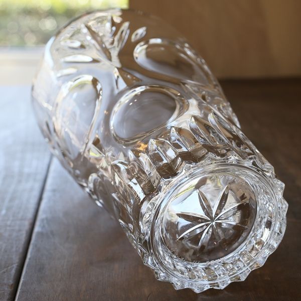 画像4: 石塚硝子　アデリアグラス　a60　Luc　ガラスフラワーベース/花瓶　ユーズド美品（ヲ3285）