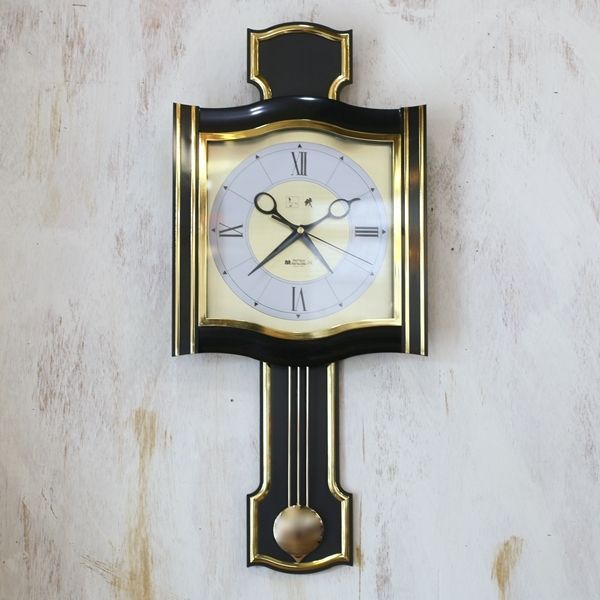 マテックマツザキ 壁掛け時計 ウォールクロック ハサミ型時計 Barber