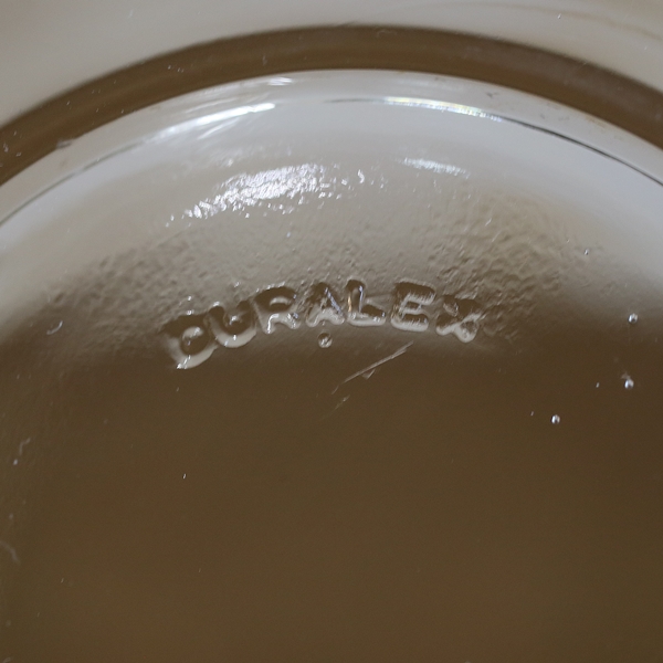 画像5: DURALEX　デュラレックス　ガラス　コーヒーカップ＆ソーサー　クリア×ライン　未使用品（ｄ3459）