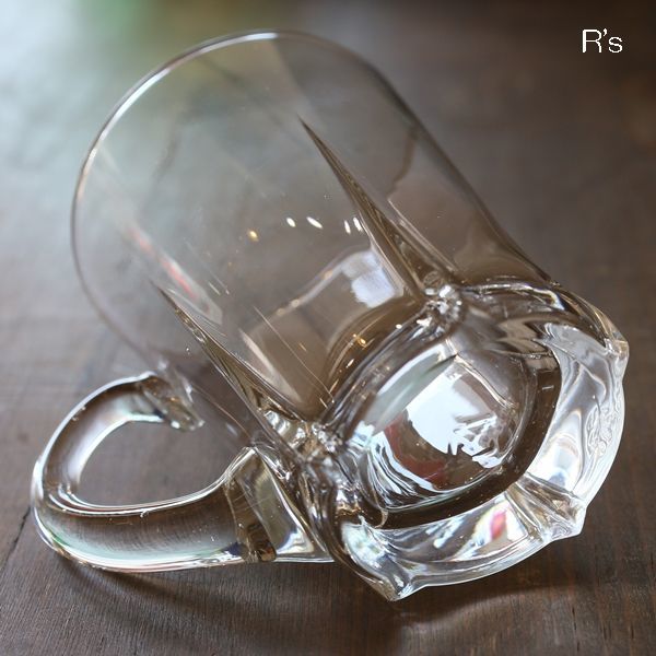 画像5: レトロ　ビアジョッキ　ガラスマグカップ　未使用品（ｄ4225）