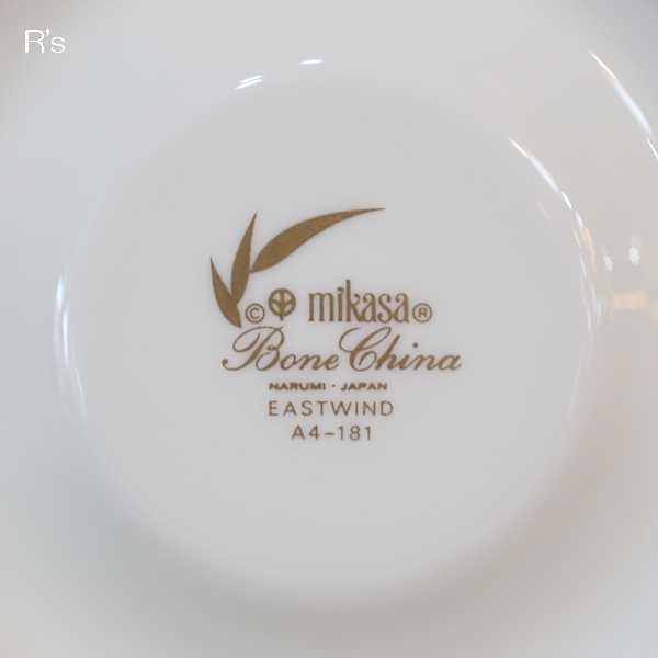 MIKASA ミカサ NARUMI Bone china カップ＆ソーサー EASTWIND A4-181