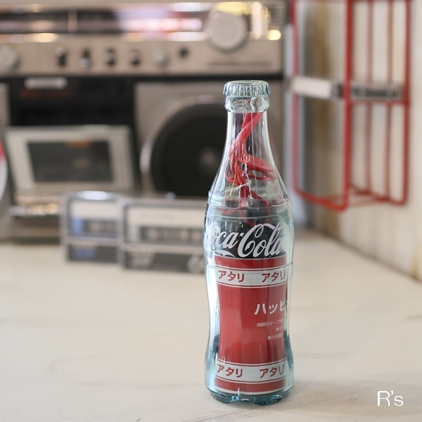 画像1: コカ・コーラ　ハッピーボトル　ボトル型スピーカーマイク　未開封（ソ4289）