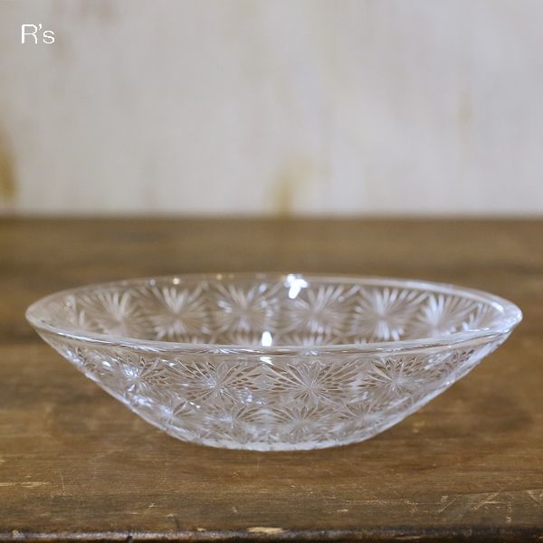 画像2: ノリタケクリスタル　サラダボウル　ガラス小皿　千菊　未使用品（N4318）