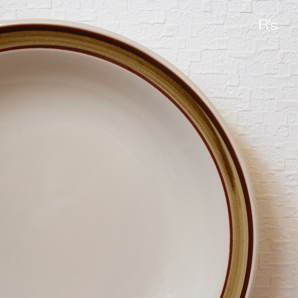 画像2: Seyei　セーエー陶器　スープボウル　深皿　ブラウンライン　未使用品（せ4384）