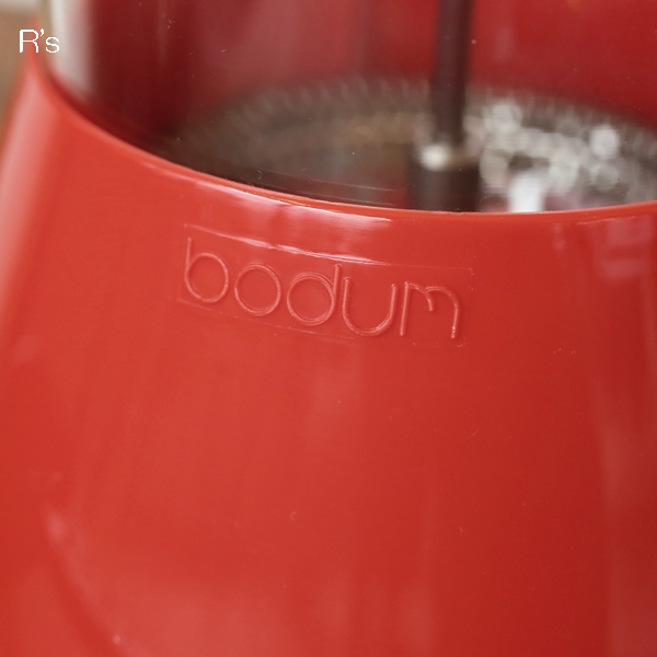 画像3: 北欧　bodum　ボダム　フレンチプレス　ティー・コーヒーメーカー　赤　スプーン付き　未使用品（箱12　4571）