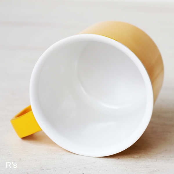 画像3: mellina　メリーナ　喜多俊之デザイン　メラミンウェア　マグカップ　イエロー　未使用品（ｐ4857）