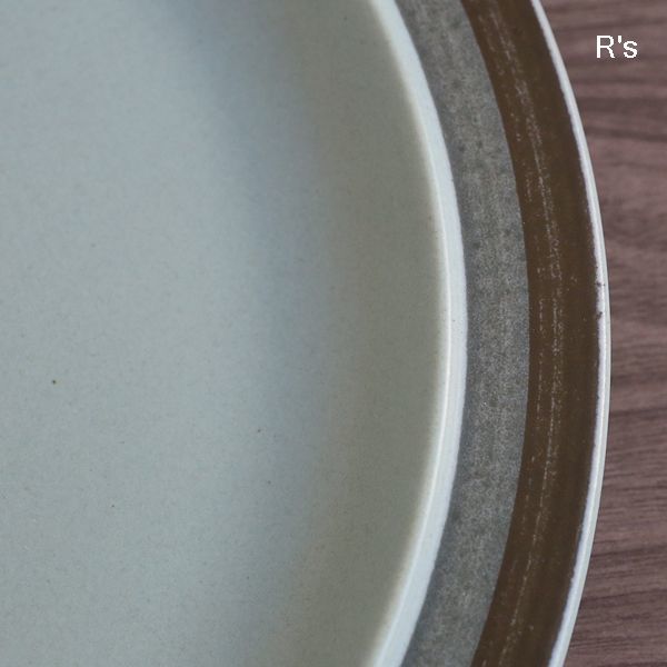 画像2: KASUGA　ARROW STONE　31ｃｍプレート　ストーンウェア　大皿　ブルー　未使用品（ク4917）