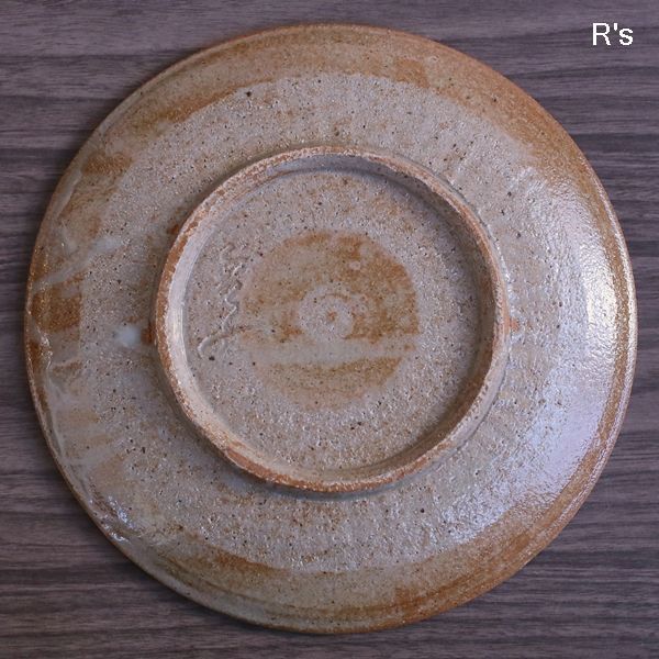 画像4: 陶器の皿　22ｃｍ丸皿　ぶどう柄　未使用品（K4916)