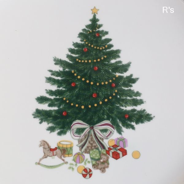 画像2: MIKASA　ミカサ　HERITAGE　大皿　28ｃｍプレート　CAB08　CHRISTMAS　STORY　ユーズド品（BB4952)
