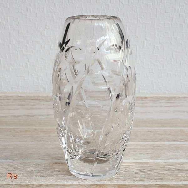 画像2: HOYA　GLASS　ホヤクリスタル　ガラス　フラワーベース　展示品（ハ5232）