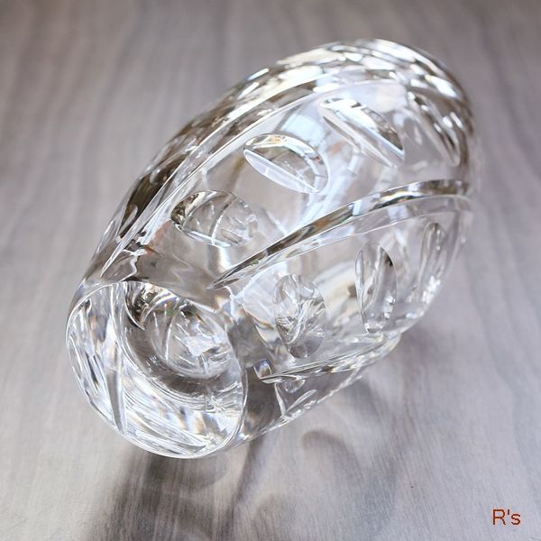 画像4: HOYA　GLASS　ホヤクリスタル　ガラス　フラワーベース　展示品（ハ5232）