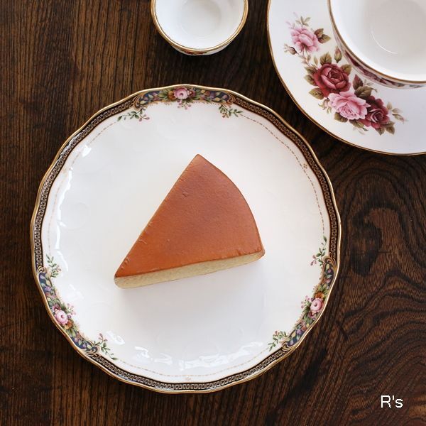 ノリタケ BONE CHINA 16ｃｍプレート ケーキ皿 ROSE WIND 4646 金彩 未