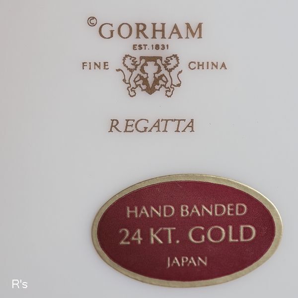 画像4: GORHAM　REGATTA　17ｃｍプレート　未使用品（Y5836）