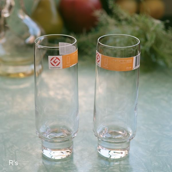 タイ　Ocean　Glass　オーシャングラス　白ワイングラス2客セット　ペアタンブラーセット　未使用品（D5838）