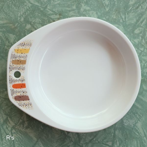 画像2: ノリタケ　PROGRESSION　マルディグラ9019　エッグパン　丸型グラタン皿　未使用品（QQ1754）