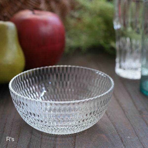 画像1: HOYA　GLASS　ホヤグラス　サラダボウル　12ｃｍガラスボウル　未使用品(AA2 OO5　4425)