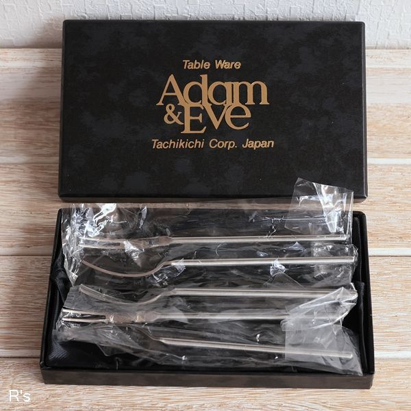 Adamu0026Eve アダム＆イブ たち吉 クロード フルーツピック5本セット PS-307 未使用品 箱付き(KK5154) - リユースショップ R's