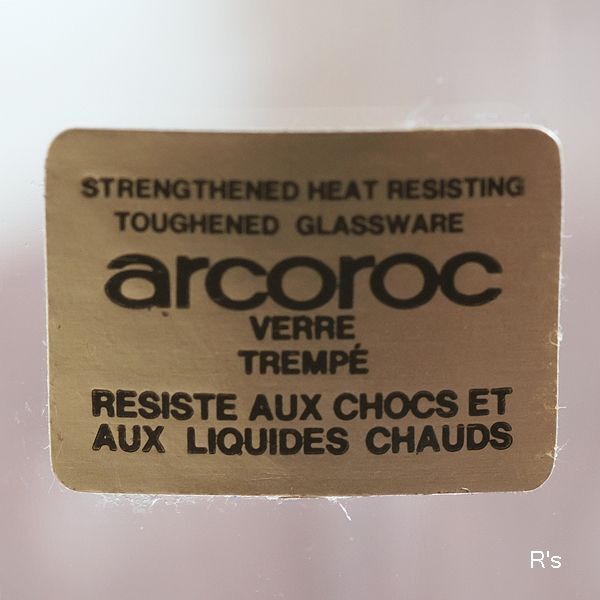 画像3: フランス　arcoroc　アルコロック　ヴィンテージ　ロックグラス　未使用品（キ200）