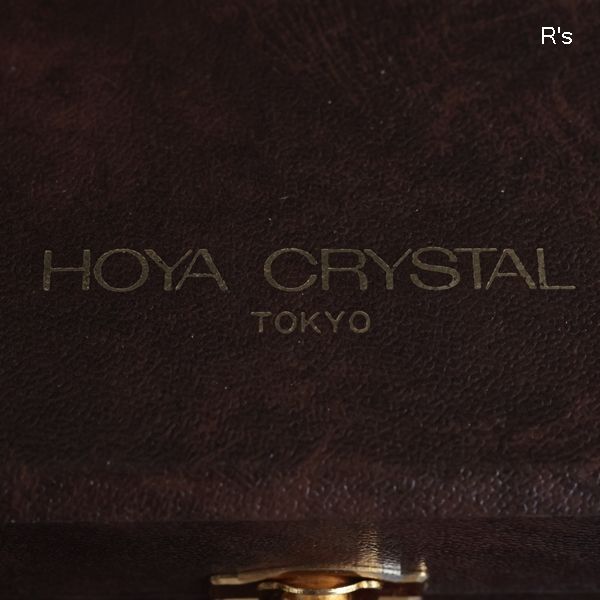画像8: HOYA　CRYSTAL　ホヤクリスタル　ガラスフラワーベース　角型　未使用品　ケース付き（店棚378）