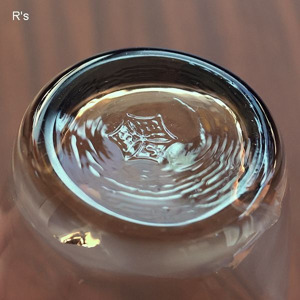 画像3: Sasaki　Glass　佐々木硝子　ミニタンブラー　ひとくちグラス　ブラウン　未使用品（箱12 2581）