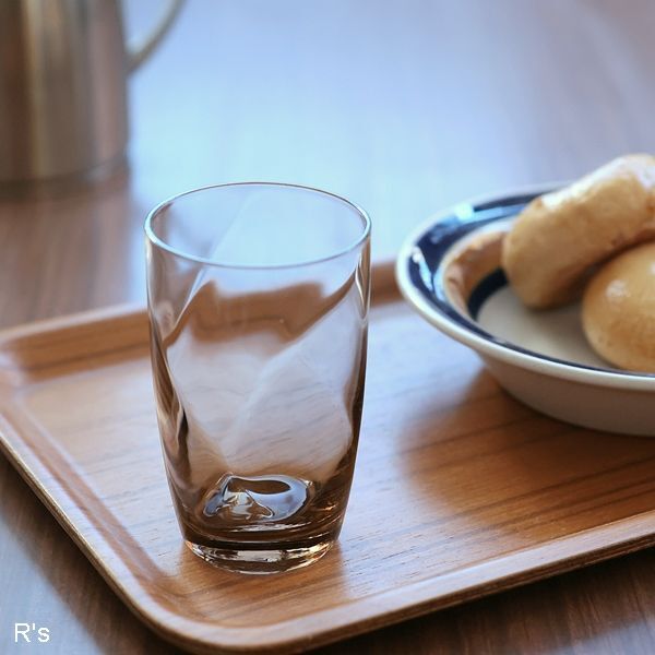 画像1: Sasaki　Glass　佐々木硝子　ミニタンブラー　ひとくちグラス　ブラウン　未使用品（箱12 2581）